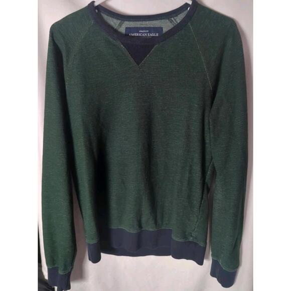 American Eagle Outfitters Other - American Eagle Shirt Mens XS Green Pullover Long Sleeve Top Crew Neck